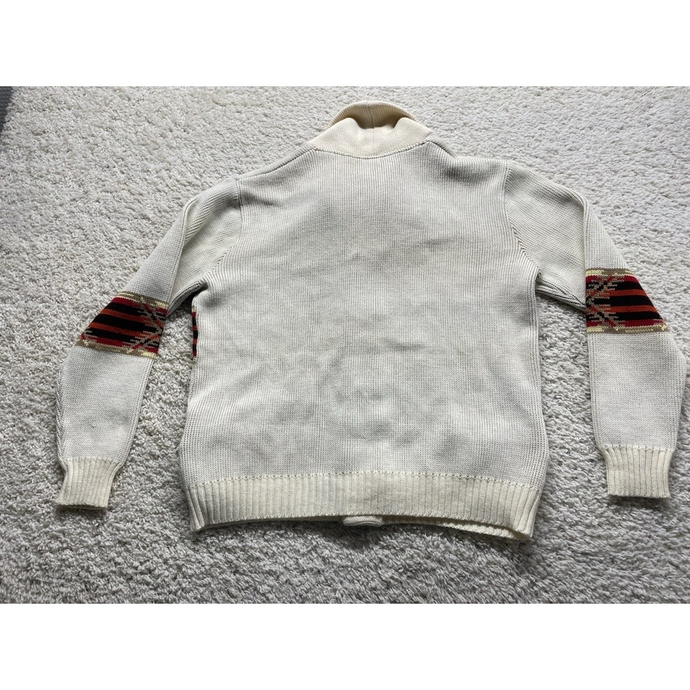 Vintage KP Collection Aztec Cardigan Sweater Men's XL EUC - Picture 8 of 9